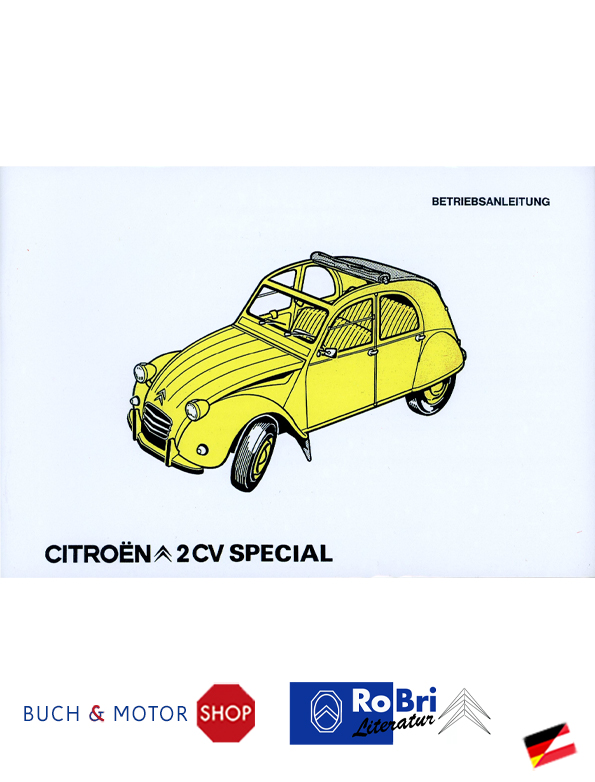 Citroën 2CV Betriebsanleitung 1978 Special